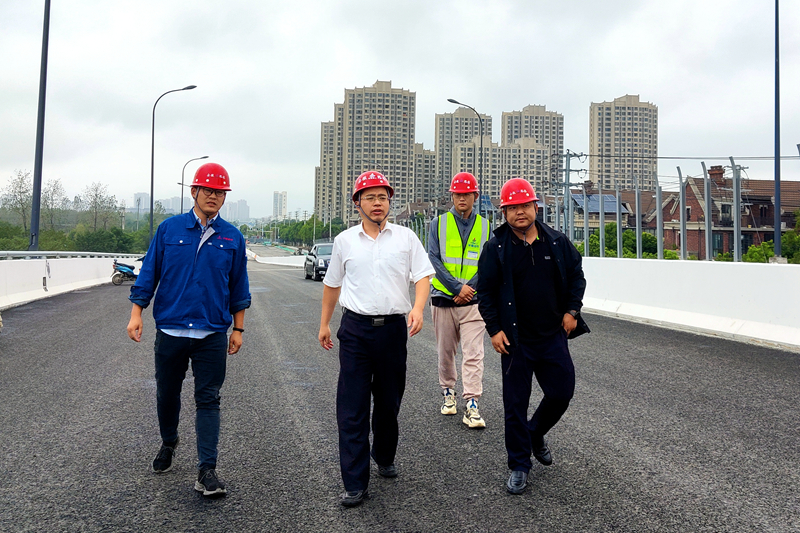 公司黨委書記、董事長錢申春調(diào)研西二環(huán)項目建設推進工作2